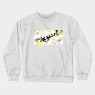 Meltdown Line Art Drawing Crewneck Sweatshirt